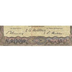 Suisse - Pick 11n_3 - 5 francs - Série 45 U - 20/01/1949 - Etat : TB-