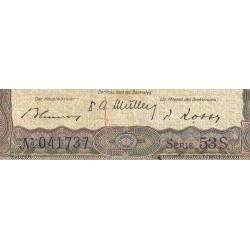 Suisse - Pick 11p_2 - 5 francs - Série 53 S - 28/03/1952 - Etat : TB- à TB