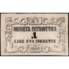 République de Venise - Pick S 185 - 1 lira - 1848 - Etat : TTB