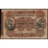 Credito Agricolo Industriale Sardo - Pick S 925 - 30 lire - Série E/T - 01/03/1874 - Etat : TB