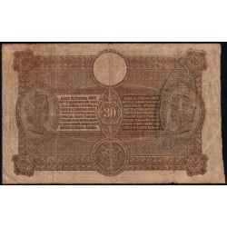 Credito Agricolo Industriale Sardo - Pick S 925 - 30 lire - Série E/T - 01/03/1874 - Etat : TB