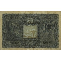Italie - Pick 32c - 10 lire - Série 0715 - 1950 - Etat : SUP