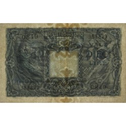 Italie - Pick 32c - 10 lire - Série 0849 - 1950 - Etat : TTB+ à SUP