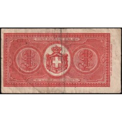 Italie - Pick 36b - 1 lira - Série 167 - 1917 - Etat : TTB