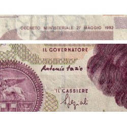 Italie - Pick 116b_1 - 50'000 lire - Lettre B - Série WB S - 27/05/1992 (09/12/1992) - Etat : TB+
