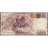 Italie - Pick 116b_1 - 50'000 lire - Lettre B - Série EB W - 27/05/1992 (09/12/1992) - Etat : B