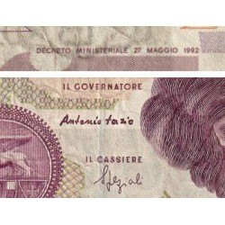 Italie - Pick 116b_1 - 50'000 lire - Lettre B - Série EB W - 27/05/1992 (09/12/1992) - Etat : B
