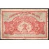 Chine - Republican China Military Bank An-Hwei  - Pick S 3842 - 5 dollars - 01/1912 - Etat : B
