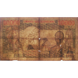 Centrafrique - Pick 8 - 10'000 francs - Série H.1 - 1978 - Etat : B+