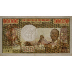 Centrafrique - Pick 8 - 10'000 francs - Série O.1 - 1978 - Etat : TTB+