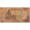 Centrafrique - Pick 14b - 500 francs - Série N.02 - 01/01/1986 - Etat : B