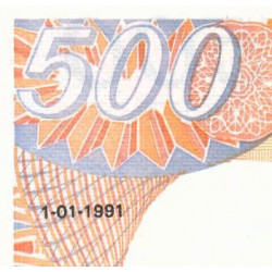 Centrafrique - Pick 14e - 500 francs - Série L.04 - 01/01/1991 - Etat : SUP