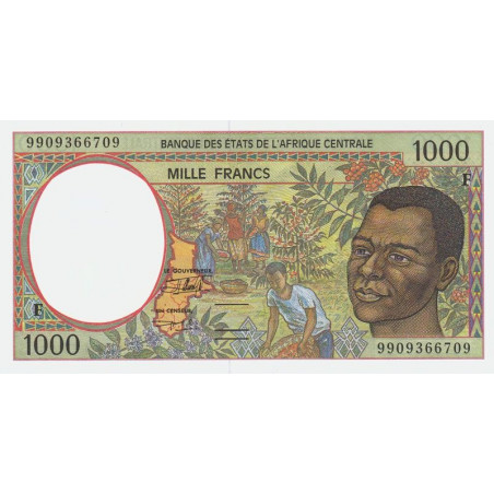 Centrafrique - Afr. Centrale - Pick 302Ff - 1'000 francs - 1999 - Etat : NEUF