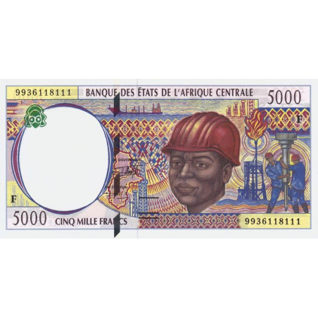 Centrafrique - Afr. Centrale - Pick 304Fe - 5'000 francs - 1999 - Etat : NEUF