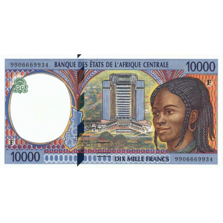 Centrafrique - Afr. Centrale - Pick 305Fe - 10'000 francs - 1999 - Etat : NEUF