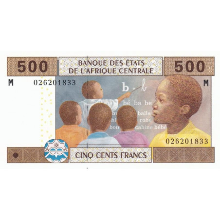 Centrafrique - Afr. Centrale - Pick 306Ma - 500 francs - 2002 - Etat : NEUF