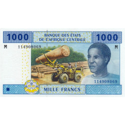 Centrafrique - Afr. Centrale - Pick 307Ma - 1'000 francs - 2002 - Etat : NEUF