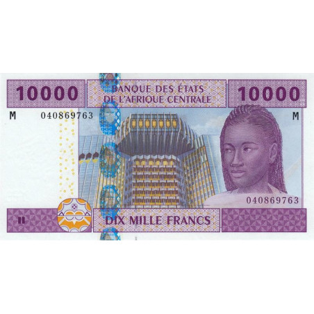 Centrafrique - Afr. Centrale - Pick 310Ma - 10'000 francs - 2002 - Etat : NEUF