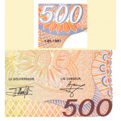 Congo (Brazzaville) - Pick 8d - 500 francs - Série G.04 - 01/01/1991 - Etat : NEUF