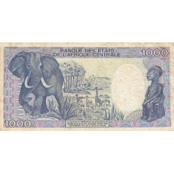 Congo (Brazzaville) - Pick 10a - 1'000 francs - Série M.03 - 01/01/1987 - Etat : TB+