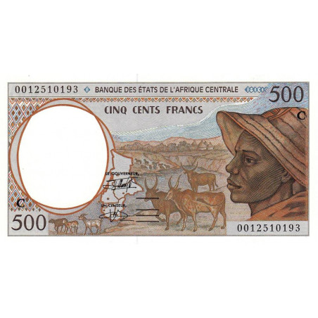 Congo (Brazzaville) - Afr. Centrale - Pick 101Cg - 500 francs - 2000 - Etat : NEUF