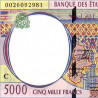 Congo (Brazzaville) - Afr. Centrale - Pick 104Cf - 5'000 francs - 2000 - Etat : NEUF