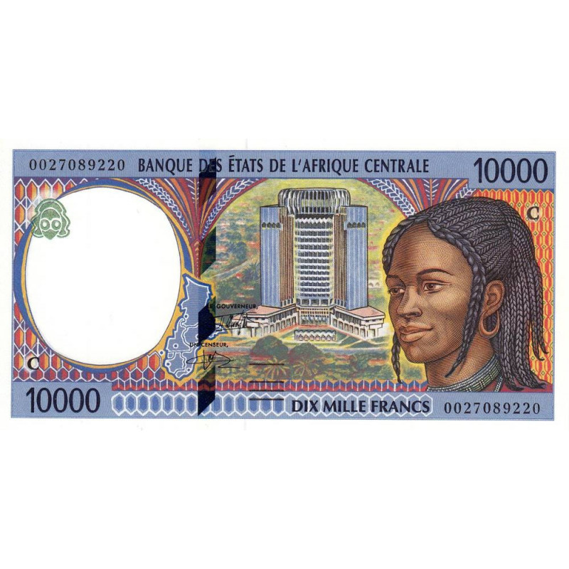 Congo (Brazzaville) - Afr. Centrale - Pick 105Cf - 10'000 francs - 2000 - Etat : NEUF