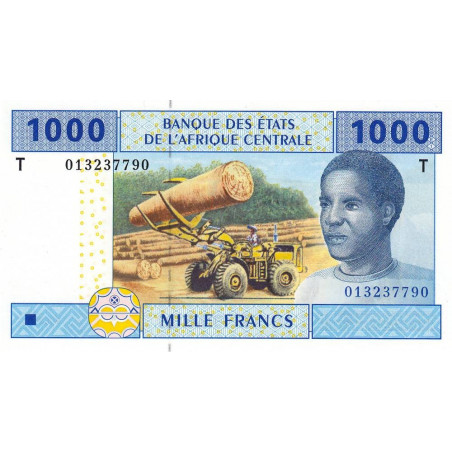 Congo (Brazzaville) - Afr. Centrale - Pick 107Ta - 1'000 francs - 2002 - Etat : NEUF