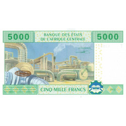 Congo (Brazzaville) - Afr. Centrale - Pick 109Tc - 5'000 francs - 2002 (2010) - Etat : NEUF