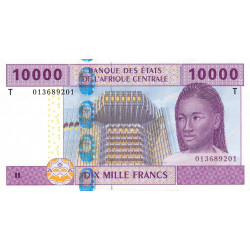 Congo (Brazzaville) - Afr. Centrale - Pick 110Ta - 10'000 francs - 2002 - Etat : NEUF