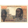 Côte d'Ivoire - Pick 101Af - 100 francs - Série D.241 - Sans date (1965) - Etat : TTB-