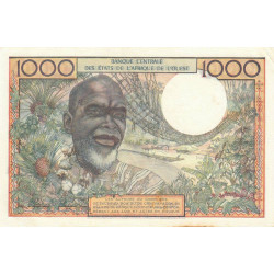 Etats Afrique Ouest - Pick 4 - 1'000 francs - Série K.4 - 17/09/1959 - Etat : SUP+
