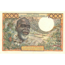 Côte d'Ivoire - Pick 103Ac - 1'000 francs - Série G.35 - 20/03/1961 - Etat : SUP+