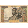 Côte d'Ivoire - Pick 103Ac - 1'000 francs - Série P.43 - 20/03/1961 - Etat : TB-