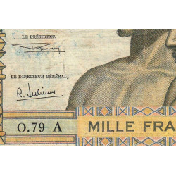 Côte d'Ivoire - Pick 103Ag - 1'000 francs - Série O.79 - Sans date (1970) - Etat : TB-