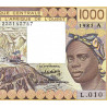 Côte d'Ivoire - Pick 107Af - 1'000 francs - Série L.010 - 1985 - Etat : NEUF
