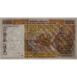 Côte d'Ivoire - Pick 111Ag - 1'000 francs - 1997 - Etat : SPL