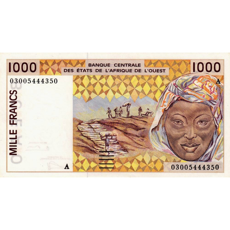 Côte d'Ivoire - Pick 111Al - 1'000 francs - 2003 - Etat : NEUF