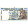 Côte d'Ivoire - Pick 113Ag - 5'000 francs - 1998 - Etat : SUP