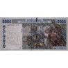 Côte d'Ivoire - Pick 113Aj - 5'000 francs - 2000 - Etat : TTB+