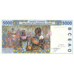 Côte d'Ivoire - Pick 113Ak - 5'000 francs - 2001 - Etat : NEUF