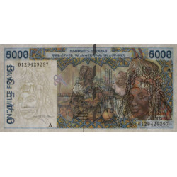 Côte d'Ivoire - Pick 113Ak - 5'000 francs - 2001 - Etat : NEUF