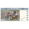 Côte d'Ivoire - Pick 113Ak - 5'000 francs - 2001 - Etat : TTB