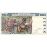 Côte d'Ivoire - Pick 113Al - 5'000 francs - 2002 - Etat : TTB