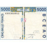 Côte d'Ivoire - Pick 113Am - 5'000 francs - 2003 - Etat : TTB