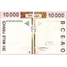 Côte d'Ivoire - Pick 114Ac - 10'000 francs - 1995 - Etat : SUP