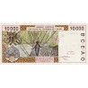 Côte d'Ivoire - Pick 114Ah - 10'000 francs - 1999 - Etat : TTB-