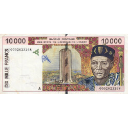 Côte d'Ivoire - Pick 114Ai - 10'000 francs - 2000 - Etat : TTB