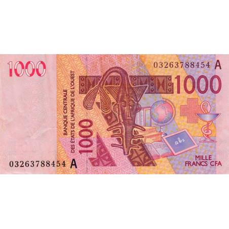 Côte d'Ivoire - Pick 115Aa - 1'000 francs - 2003 - Etat : TTB