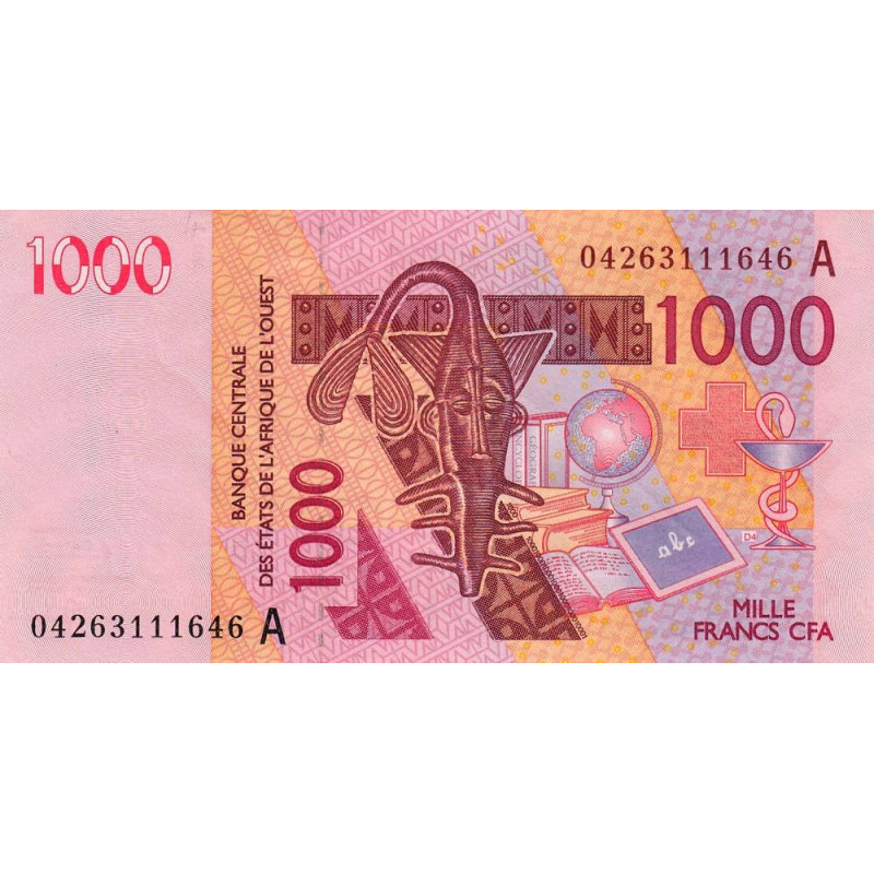 Côte d'Ivoire - Pick 115Ab - 1'000 francs - 2004 - Etat : SPL